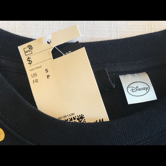 GOLDEN MICKEY MOUSE Sweatshirt XS,M,L,XL,XXL NWT - Picture 4 of 5